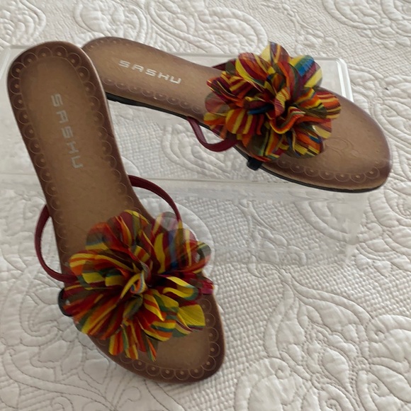 🔥Host Pick🔥Boho Flip Flop NWOT Size 9 - Picture 1 of 5